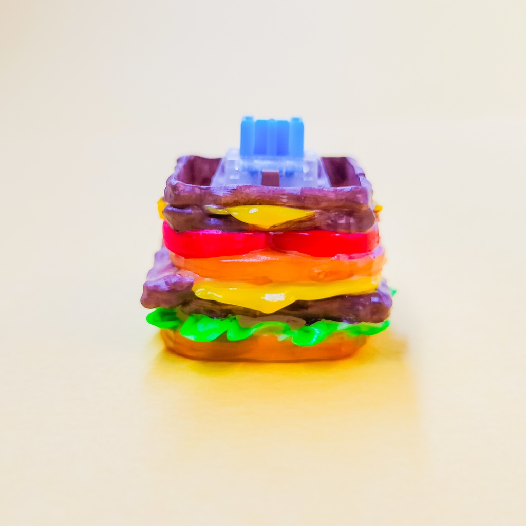 食欲そそる!ボリューミーなハンバーガーキーキャップ