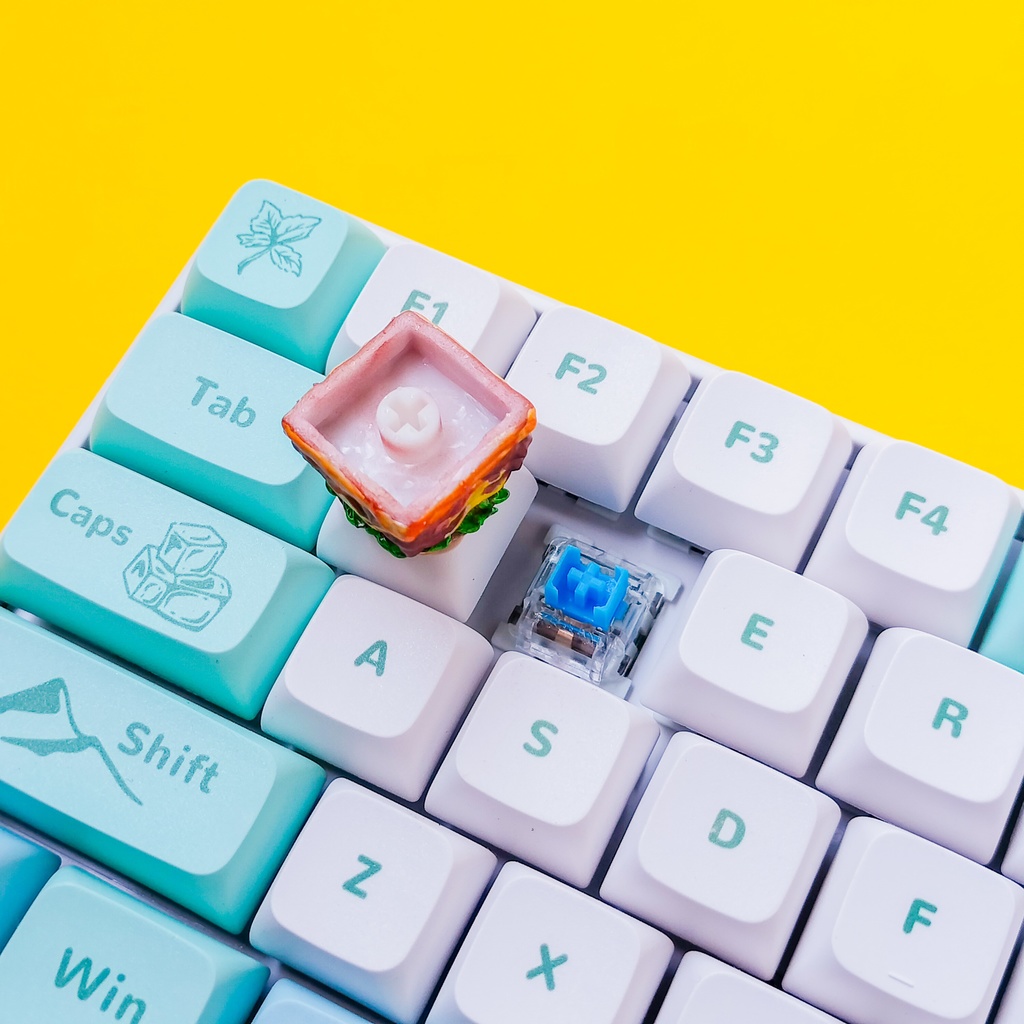 食欲そそる!ボリューミーなハンバーガーキーキャップ