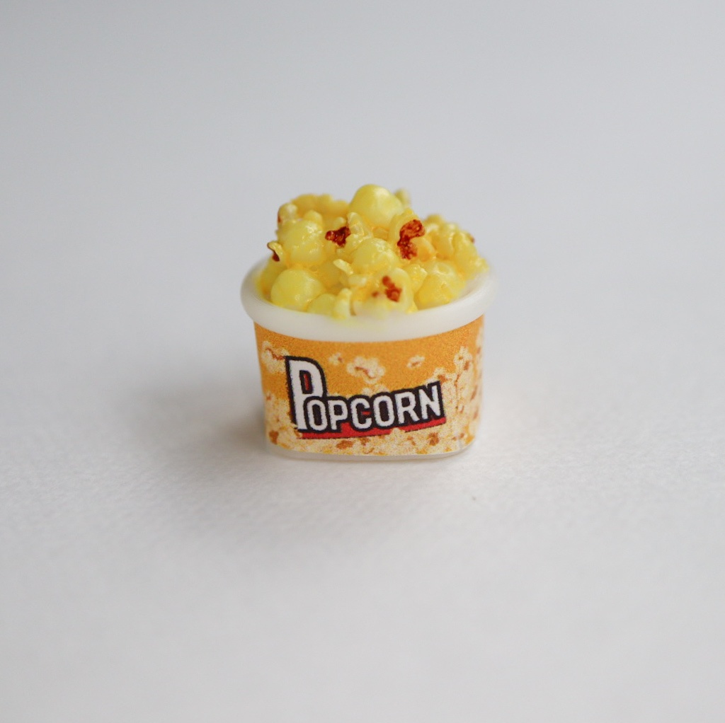 ごつごつ触感がクセになる、映画館気分ポップコーンのキーキャップ