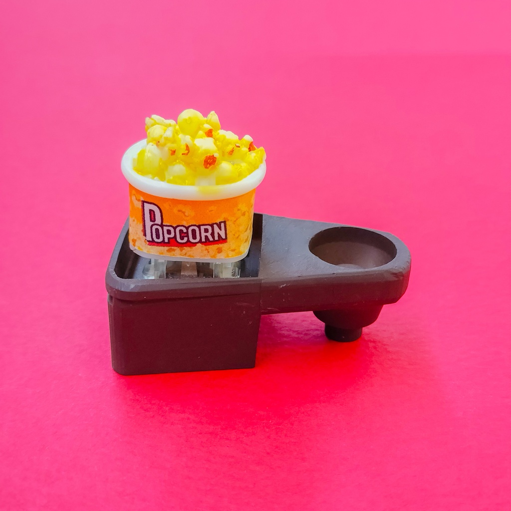 ごつごつ触感がクセになる、映画館気分ポップコーンのキーキャップ