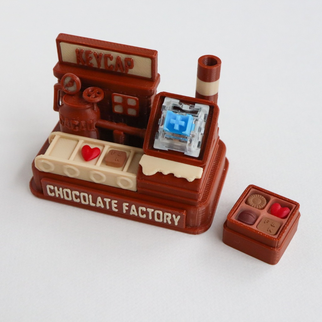 デスクに小さな幸せを。チョコレートボックスのキーキャップ