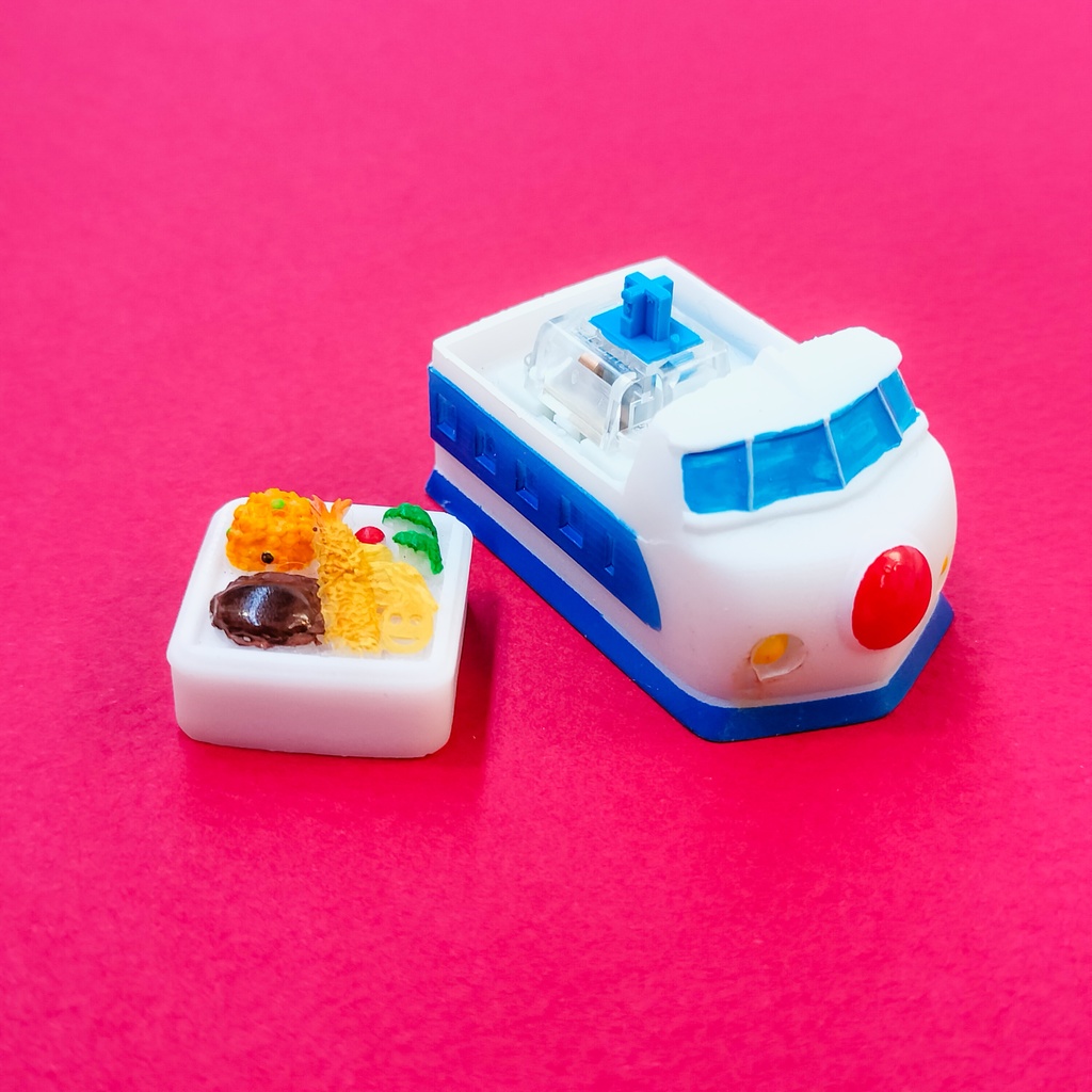 かわいさ満点!にこちゃんポテト付きお子様ランチキーキャップ