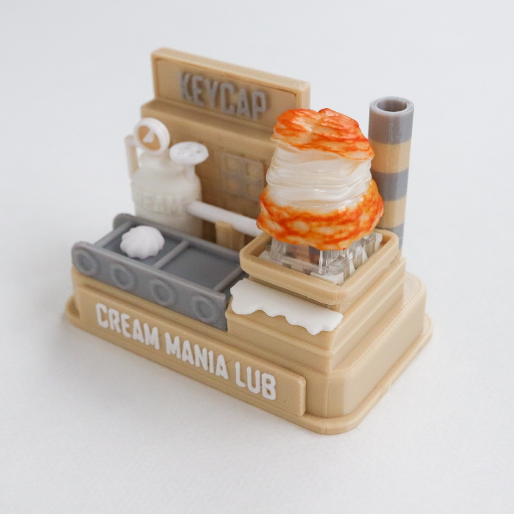 シュークリームなキーキャップ