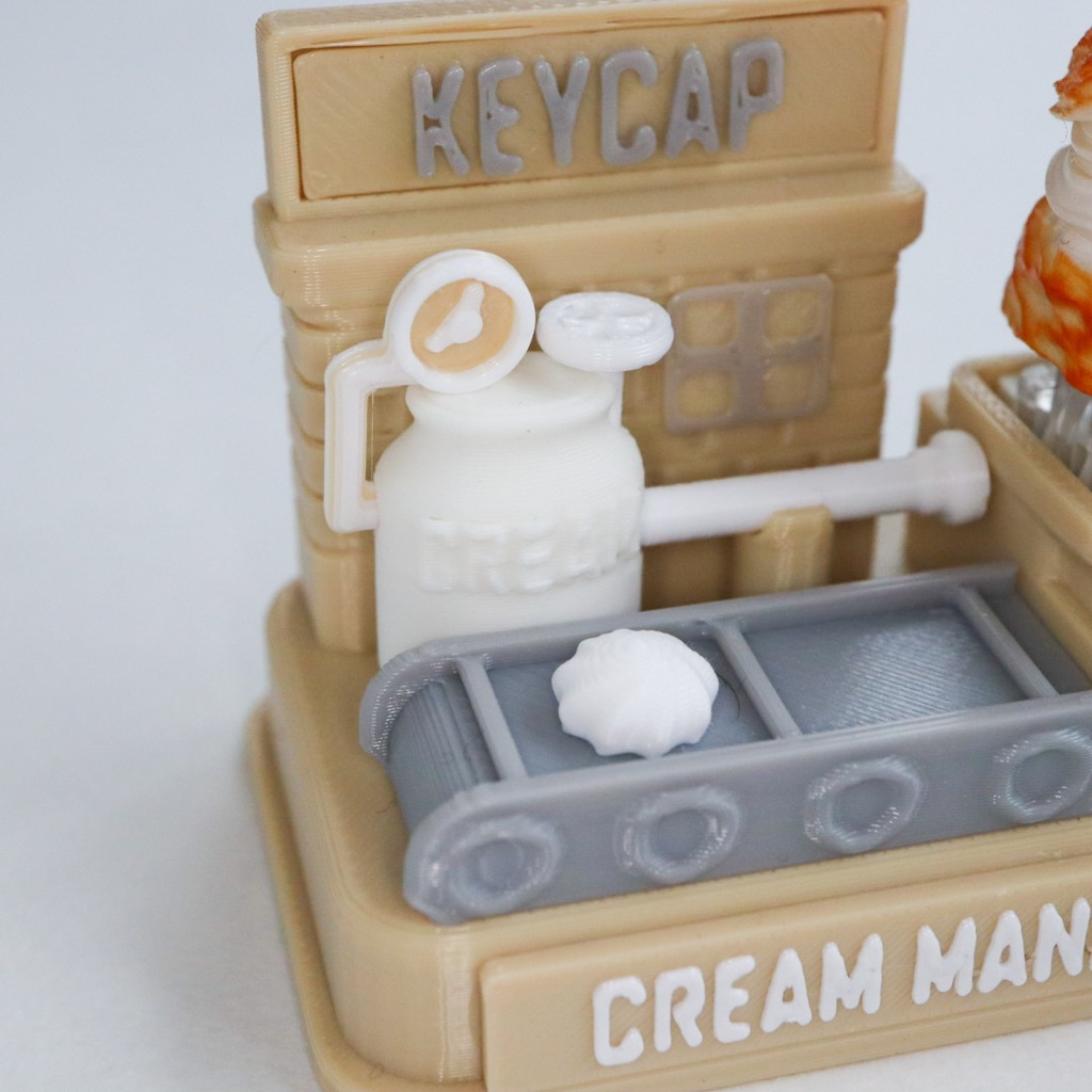 シュークリームなキーキャップ