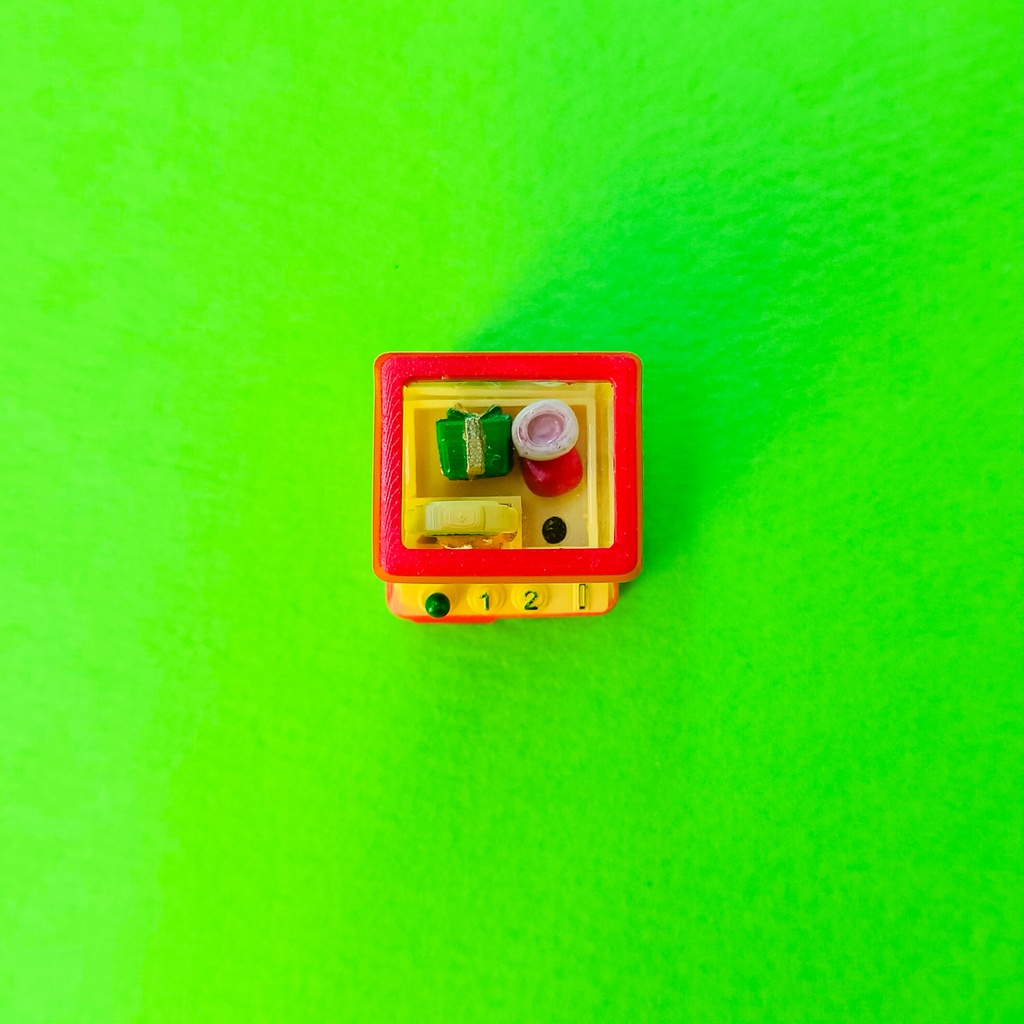 クリスマスをシャカシャカ楽しむキーキャップ