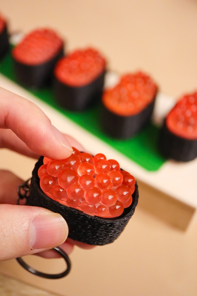 押せる！ぷちぷちいくら軍艦クリッカーキーホルダー