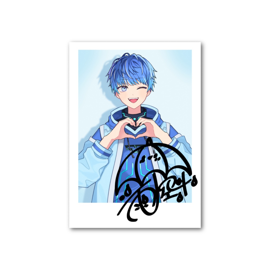 チェキ風カード サインあり(A)