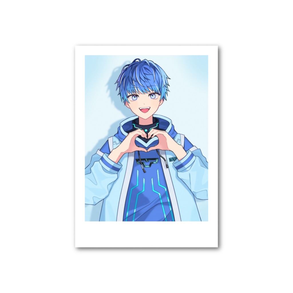 チェキ風カード コメントサインなし(B)