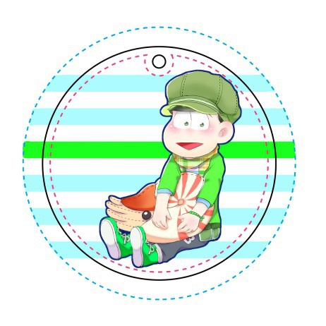 水族館松×深海魚ぬいぐるみ クリアチャーム