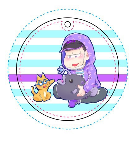 水族館松×深海魚ぬいぐるみ クリアチャーム