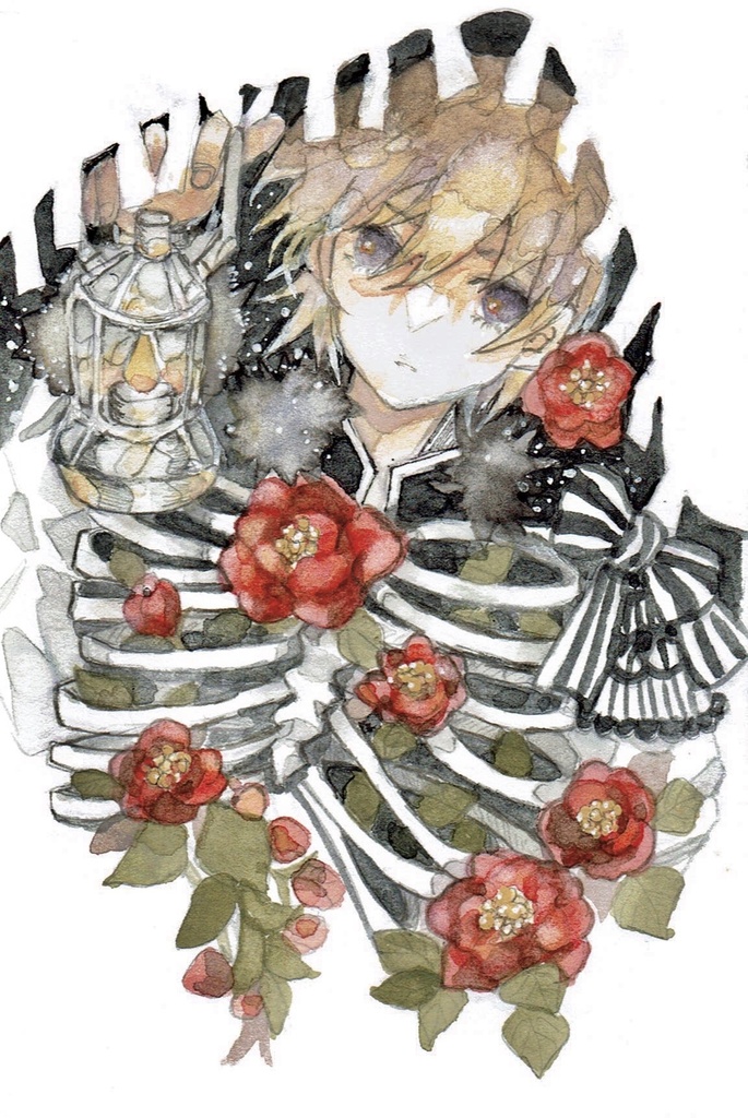 ハガキサイズ原画  幻影