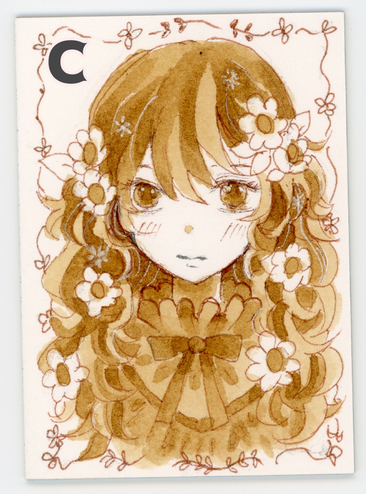 珈琲水彩A 花
