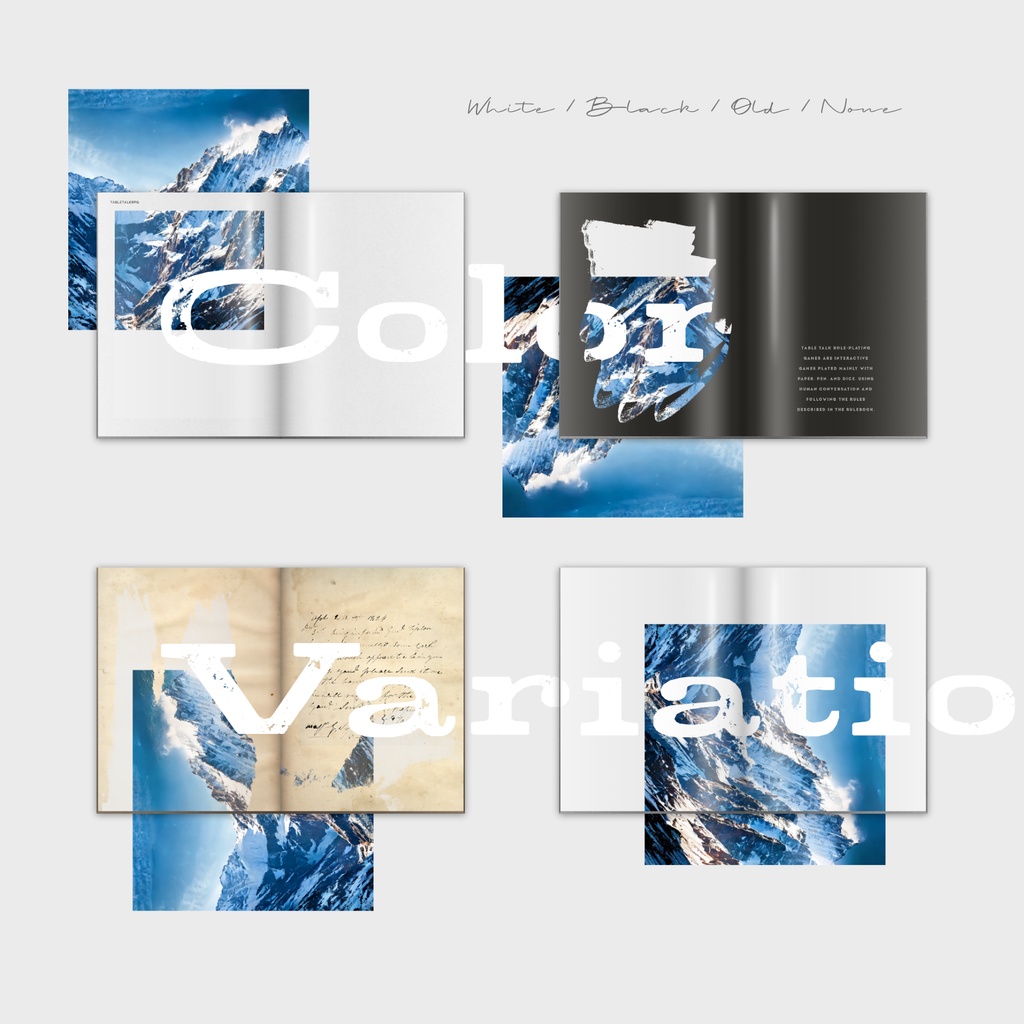 TRPG部屋素材【誌面】