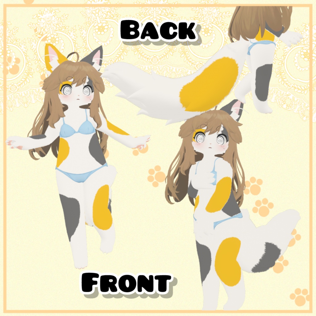 三毛猫テクスチャ シリーズ《リナ-Lina-》