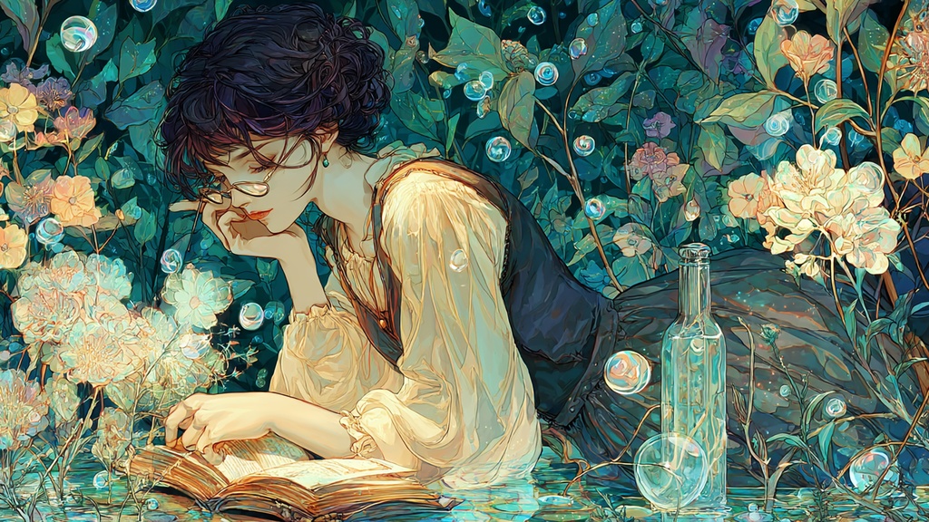 静かに夢へと沈んでいく、幻想の読書