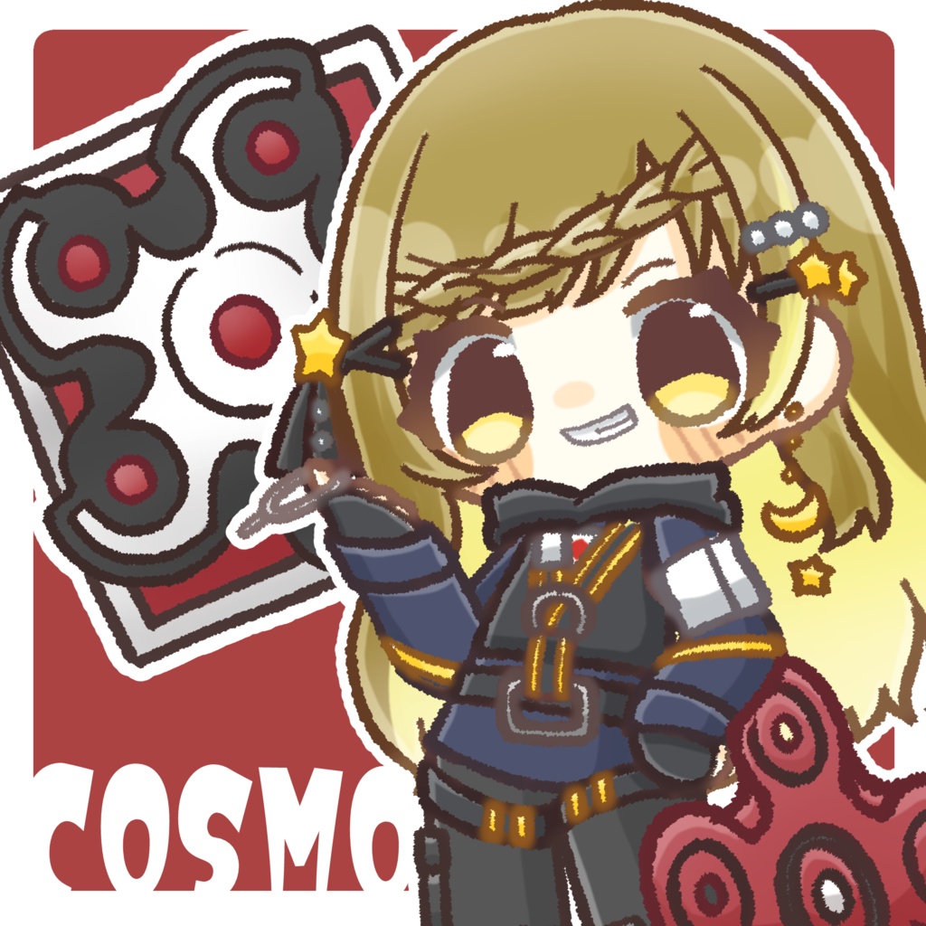 こすも×HIBANA ステッカー