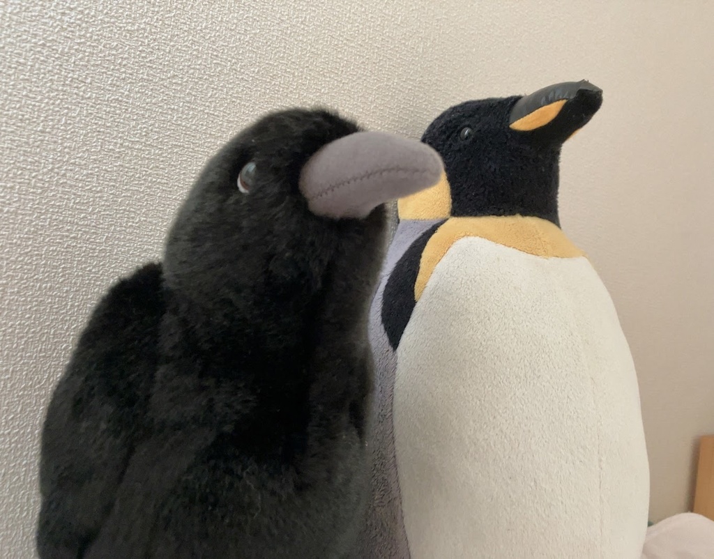 ルイとおしゃべり券/LINEで話せるカラスのぬいぐるみ