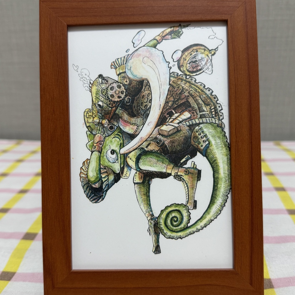 スチームパンクなカメレオン