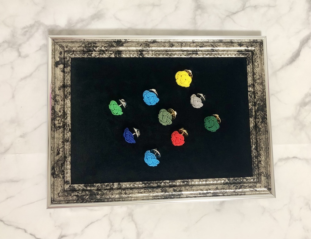 水引きカラフルピンズ(シルバーグレー)