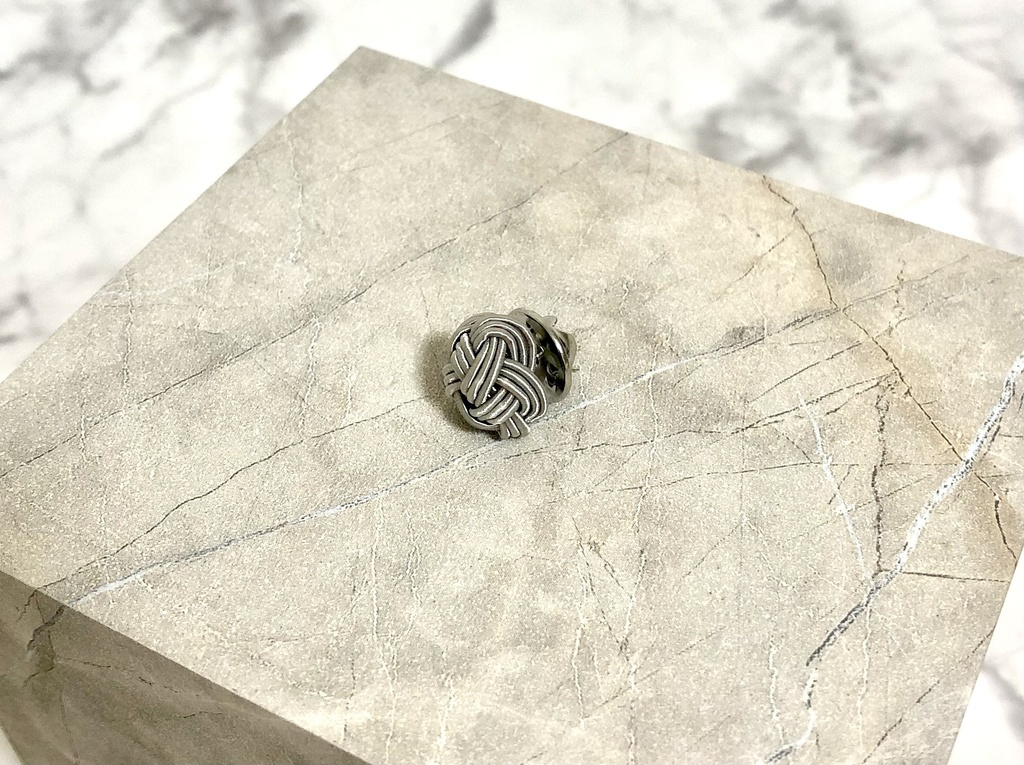 水引きカラフルピンズ(シルバーグレー)