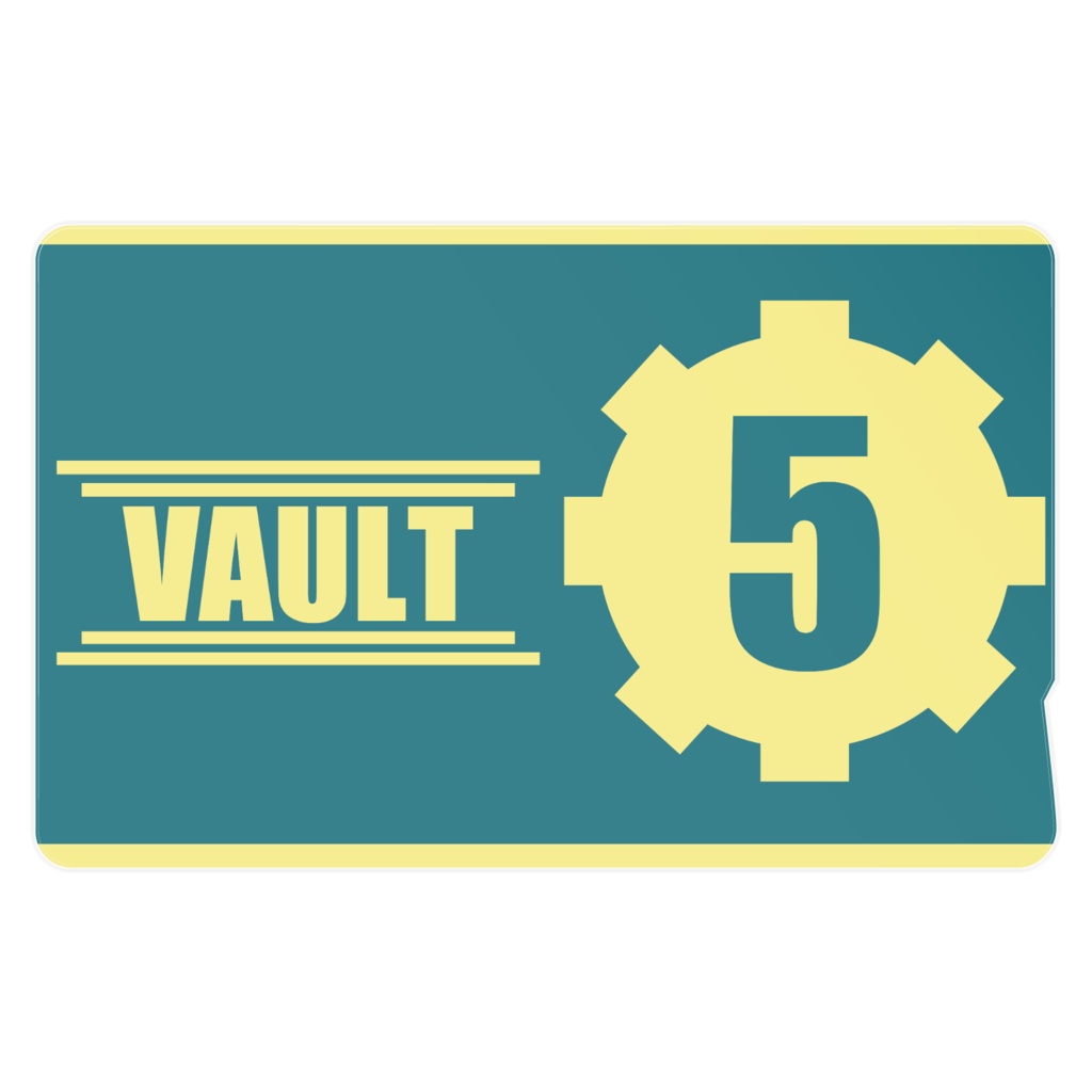 Fallout×第五人格_VAULT5*ICカードステッカー