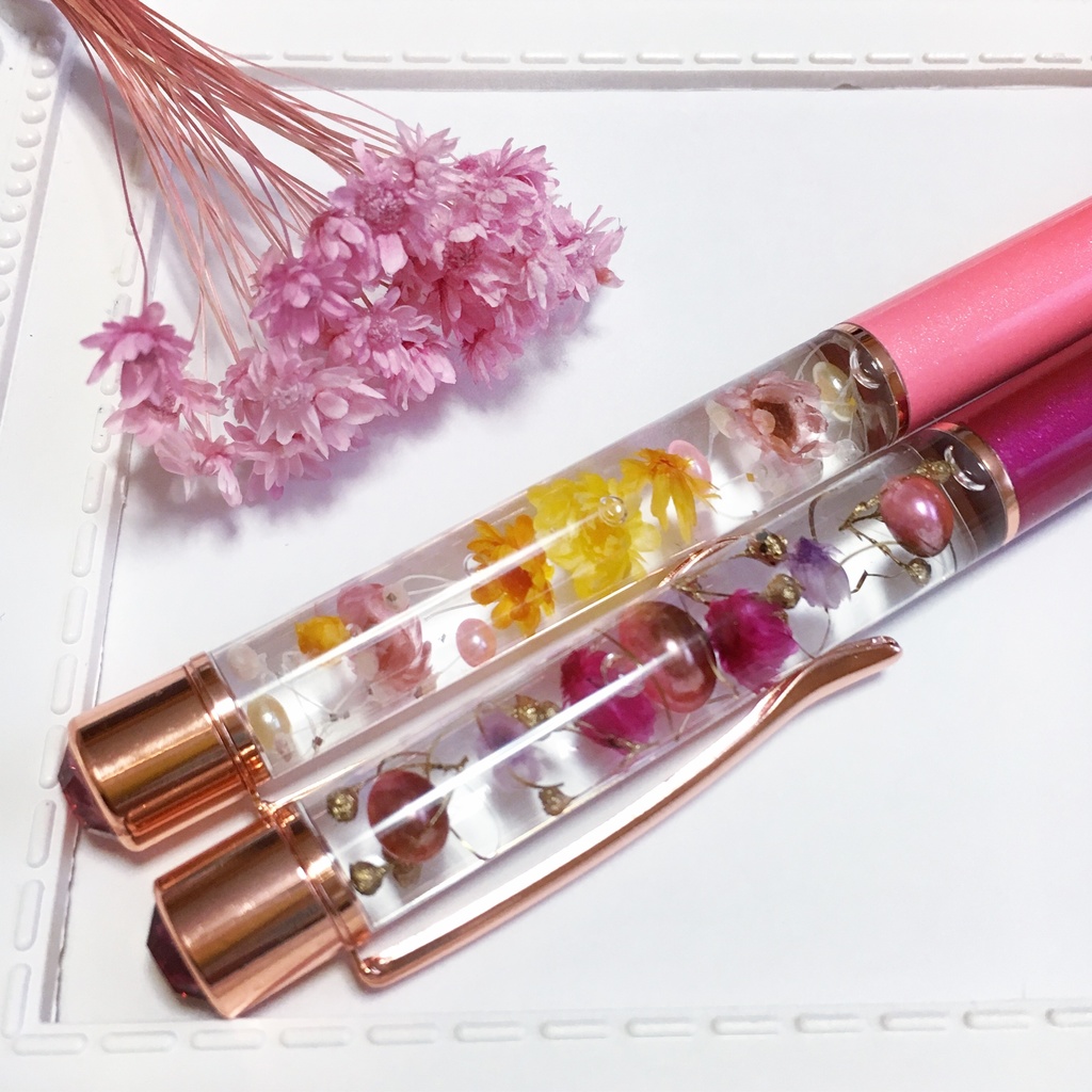 受付☆ジュエルトップ✧ハーバリウムボールペン　オーダーメイド