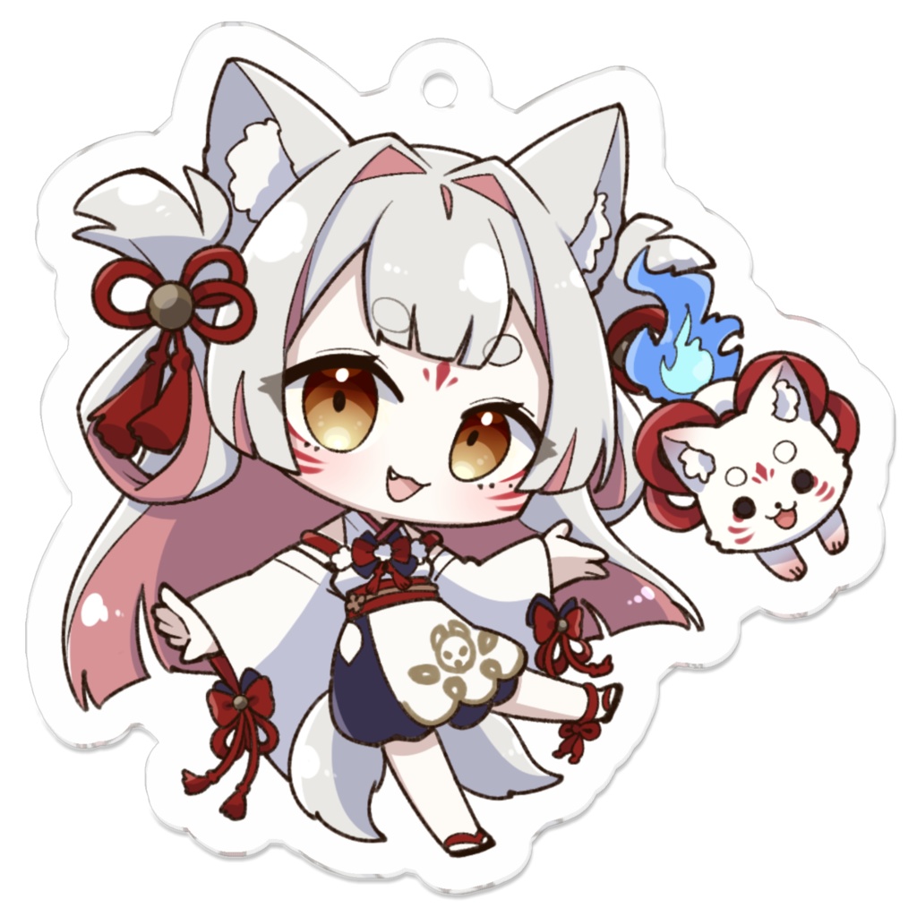 しろやSDアクリルキーホルダー