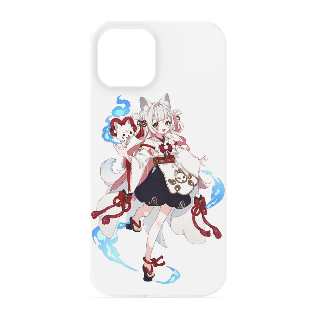 スマホケース白