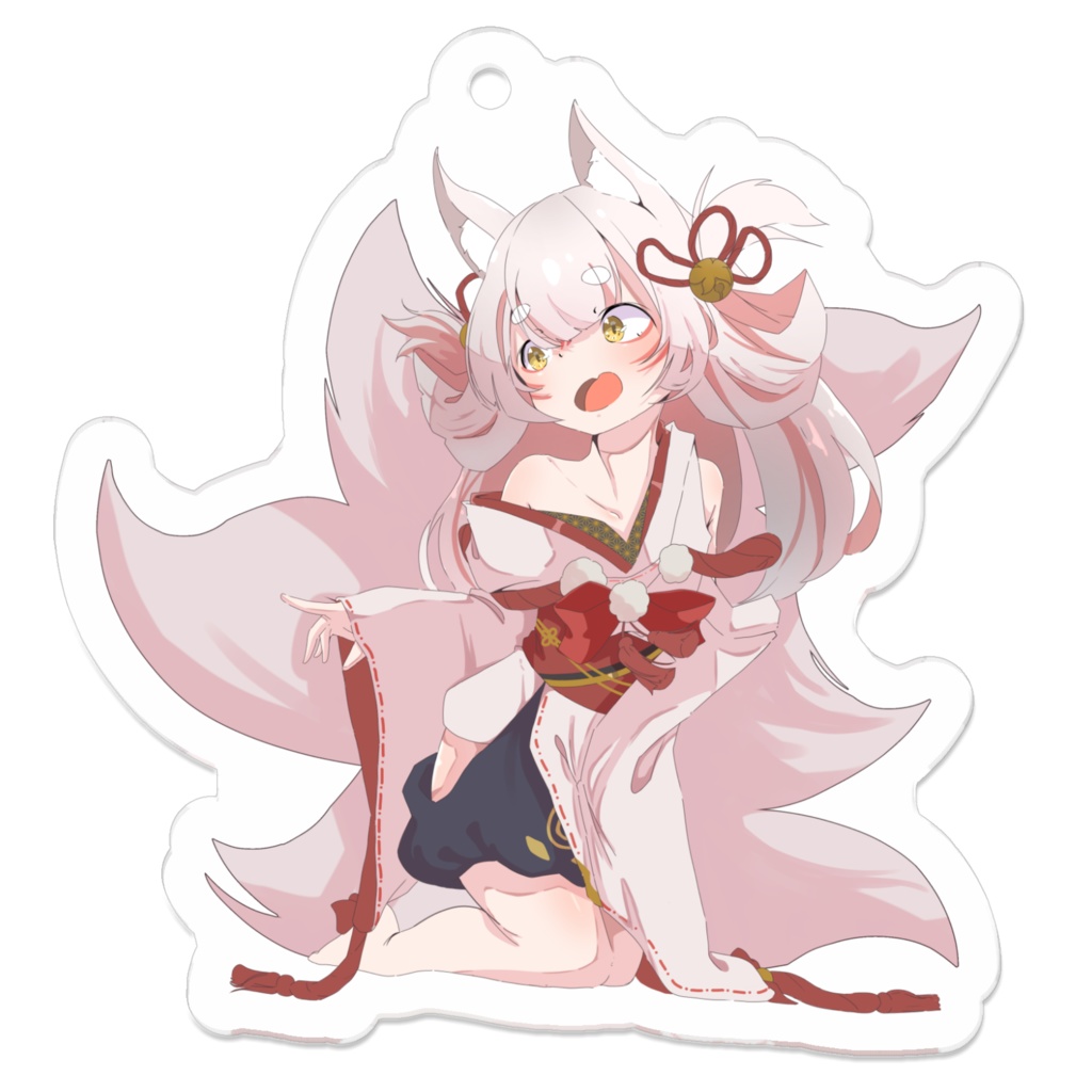 はだけアクキー