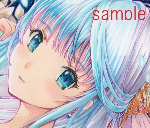 売り切れ ◆miabq50368(みあバーベキュー) 手描き イラスト A4サイズ 原画 同人 手描 イラスト