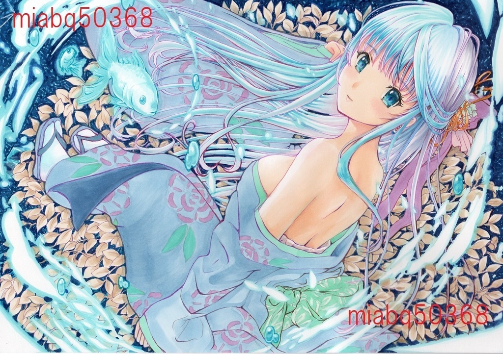 売り切れ ◆miabq50368(みあバーベキュー) 手描き イラスト A4サイズ 原画 同人 手描 イラスト