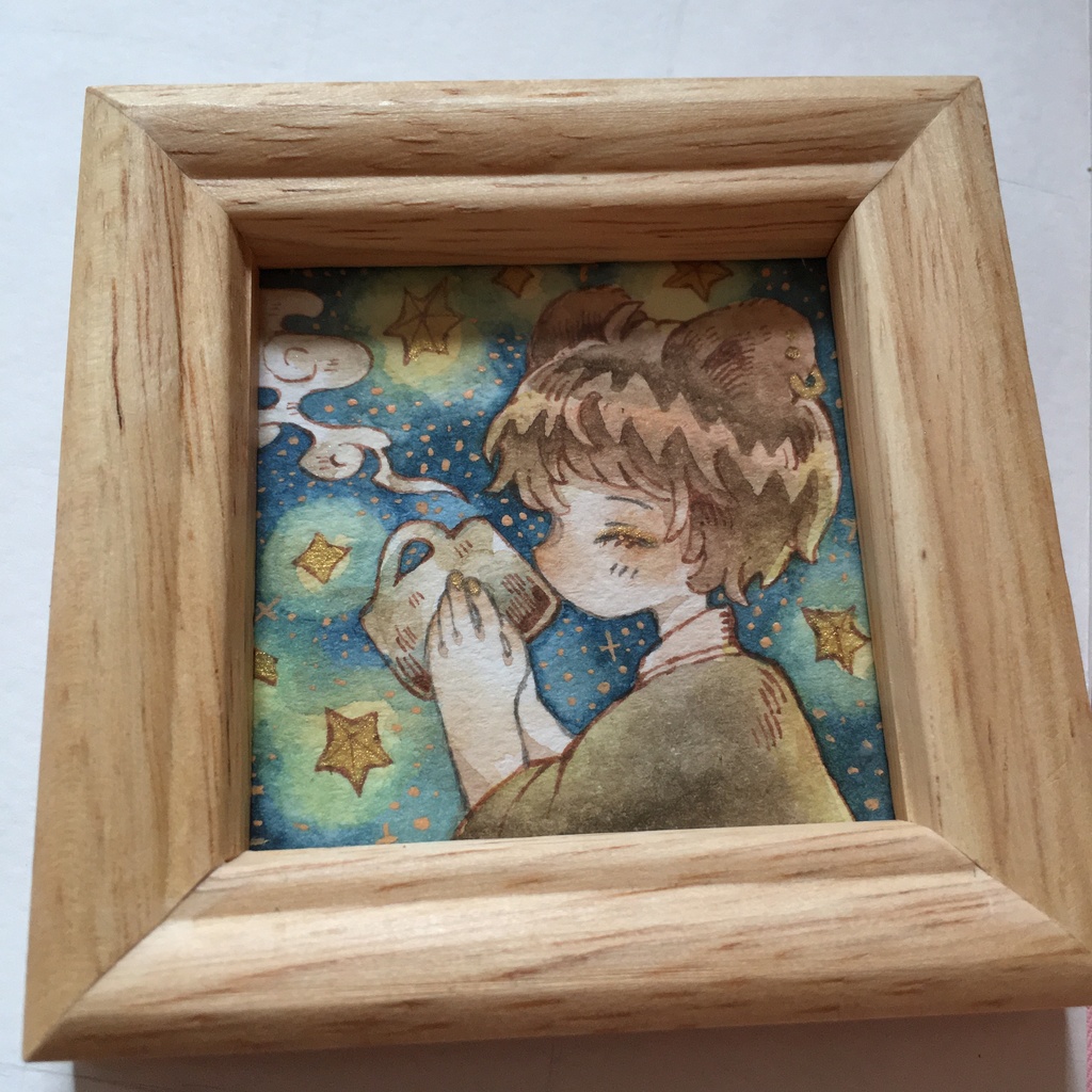 水彩ミニ原画　創作