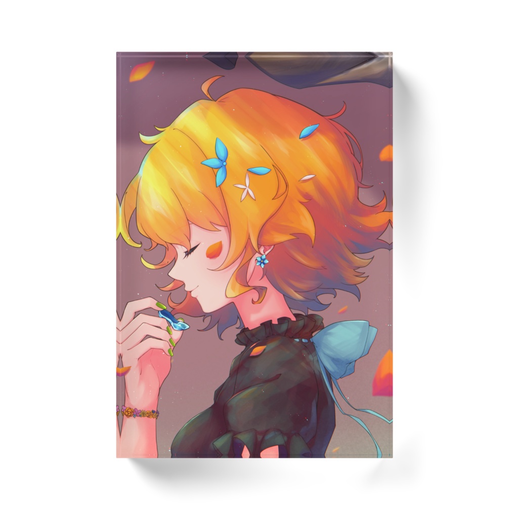 【非公式】ショートヘア御伽原江良アクリルブロック