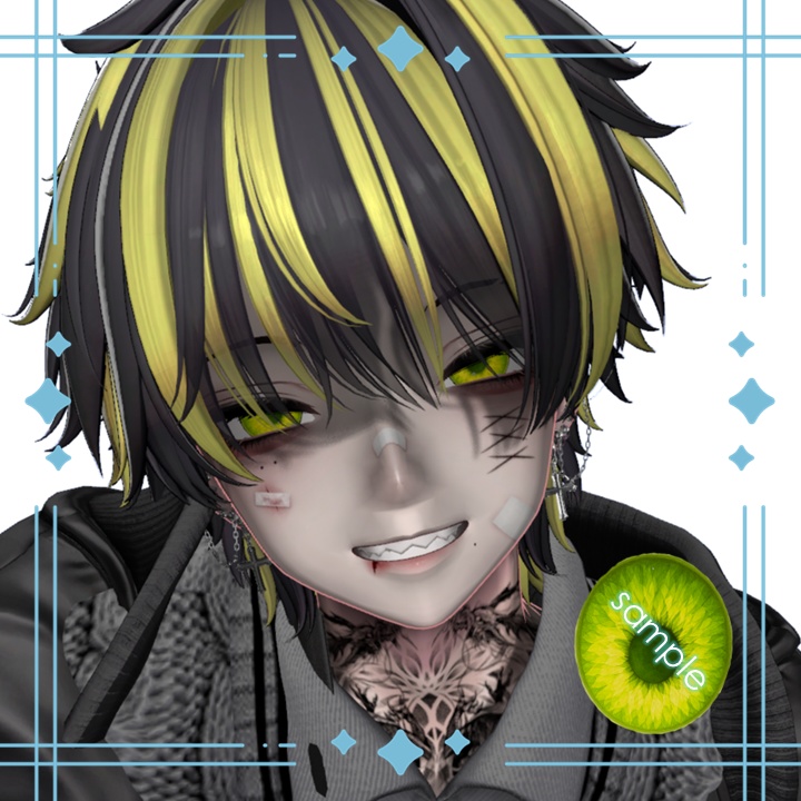 【3アバター対応】Water Lily【Eye texture】