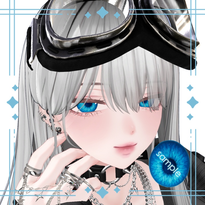 【3アバター対応】Water Lily【Eye texture】