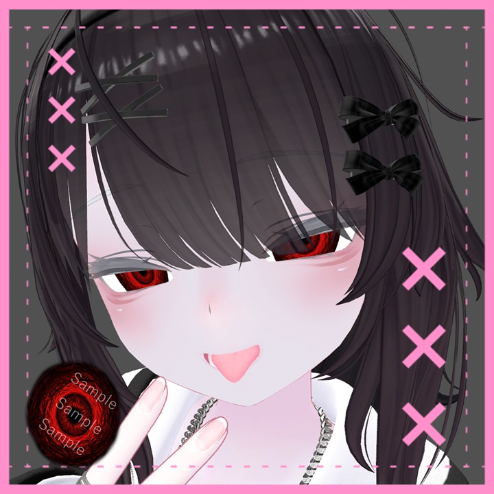 【3アバター対応】ヤンデレ病み闇アイ【Eye texture】