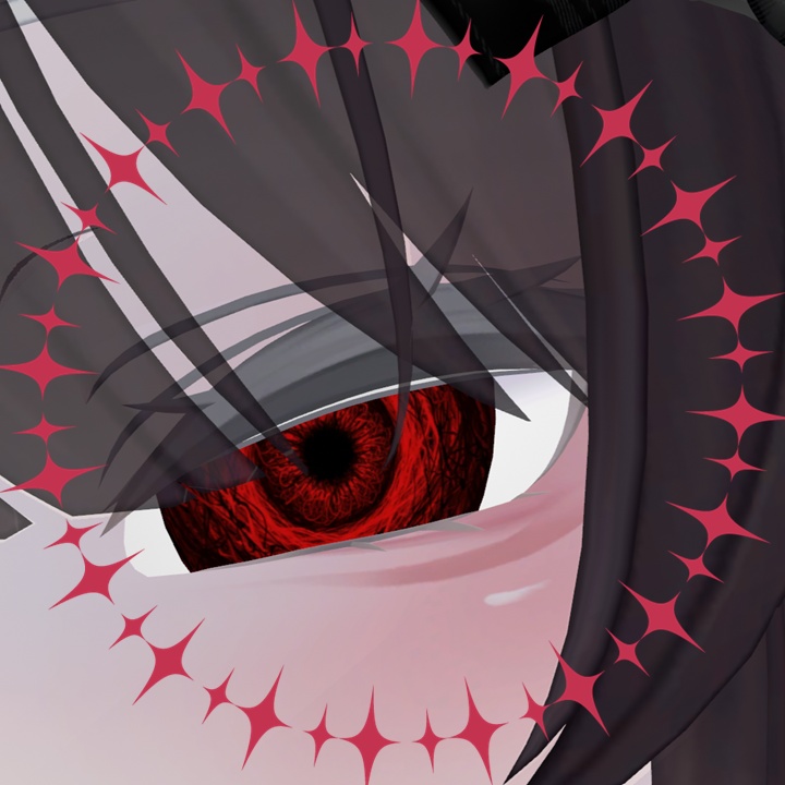 【3アバター対応】ヤンデレ病み闇アイ【Eye texture】