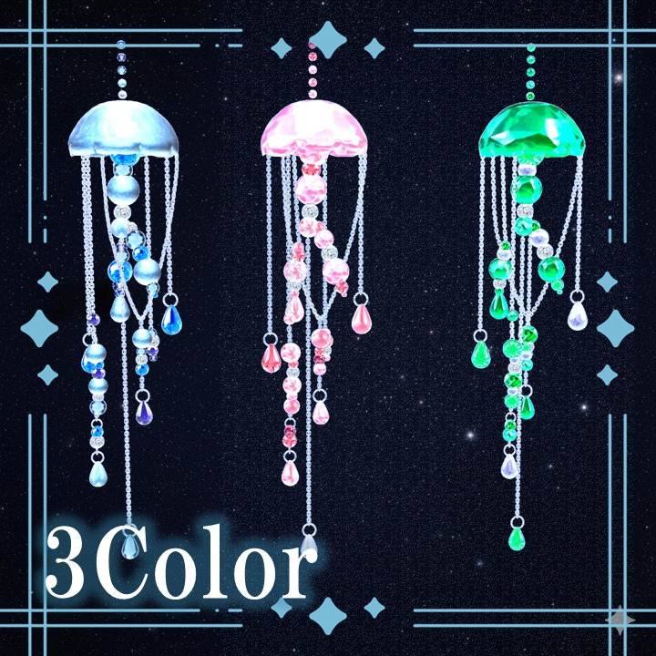 【7Color】くらげピアス