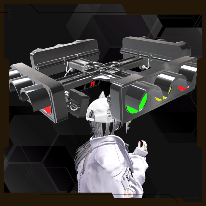 【✨500円→400円✨】信号機ヘイロー【2Color】