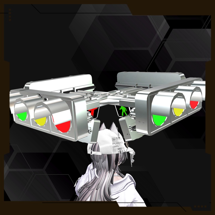 【✨500円→400円✨】信号機ヘイロー【2Color】