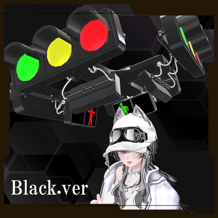 【✨500円→400円✨】信号機ヘイロー【2Color】