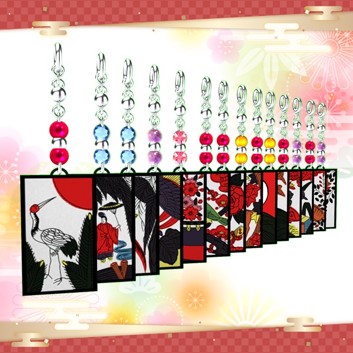 【🎴500円→300円🎴】花札ピアス【14種類】