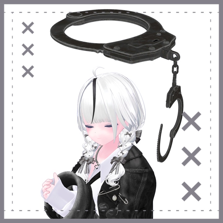 【✨600円→400円✨】手錠ヘイロー【2Color】