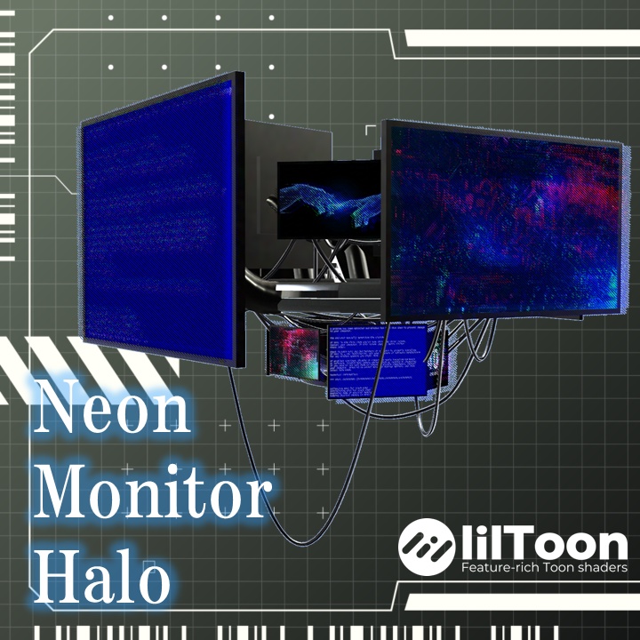 【✨800円→600円✨】Neon Monitor Halo【3Color】