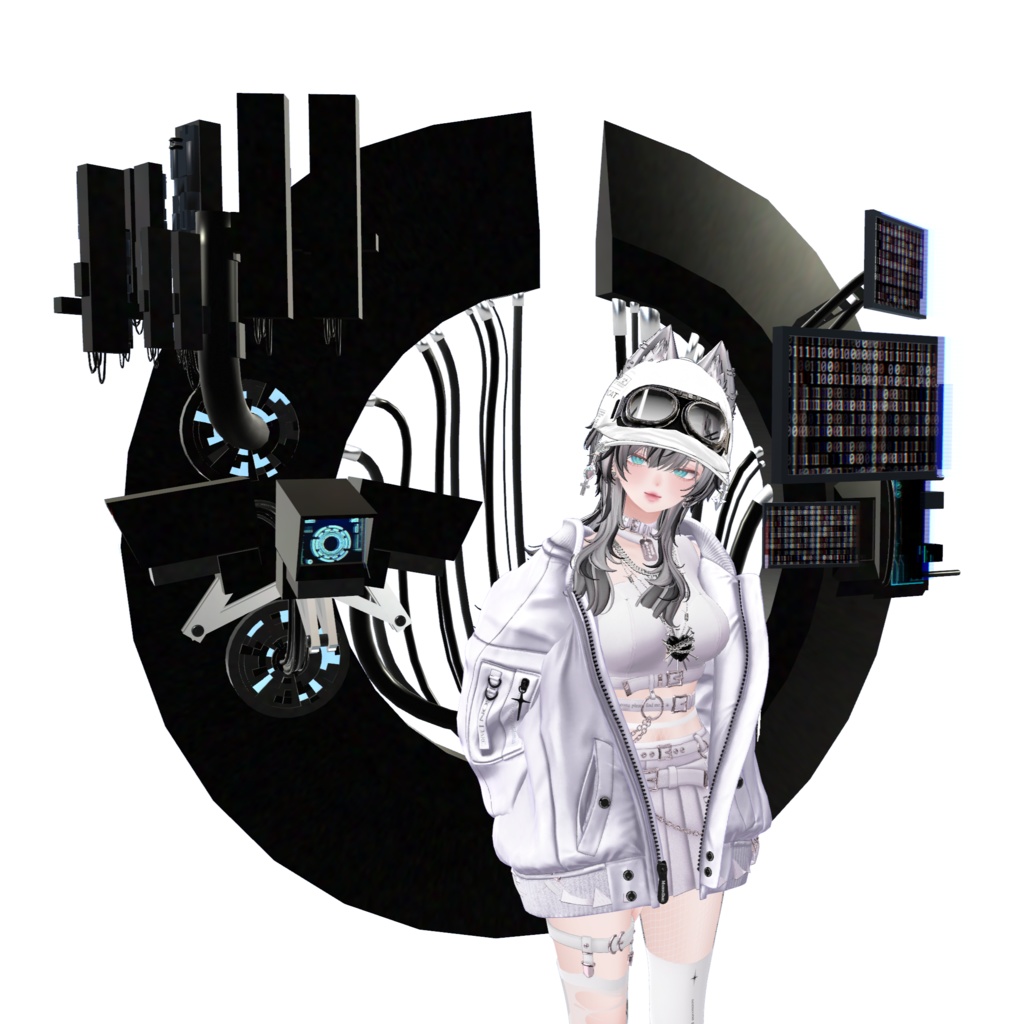 【期間限定無料】Neon Circuit Ring【2Color】