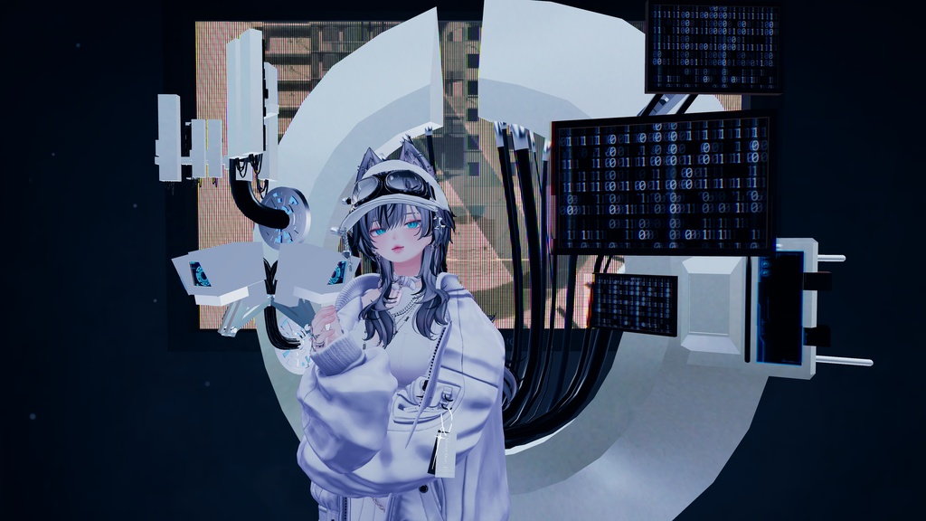 【期間限定無料】Neon Circuit Ring【2Color】