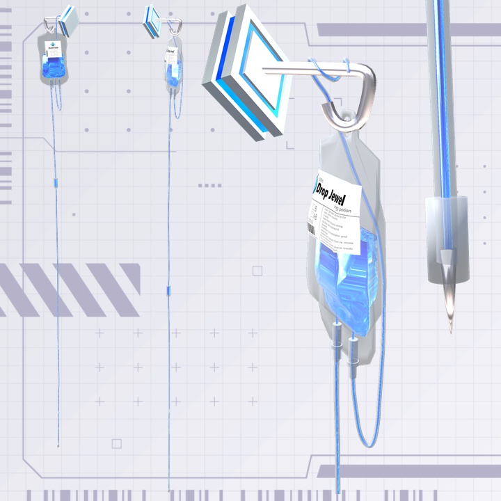 【16Color】点滴ツインテール