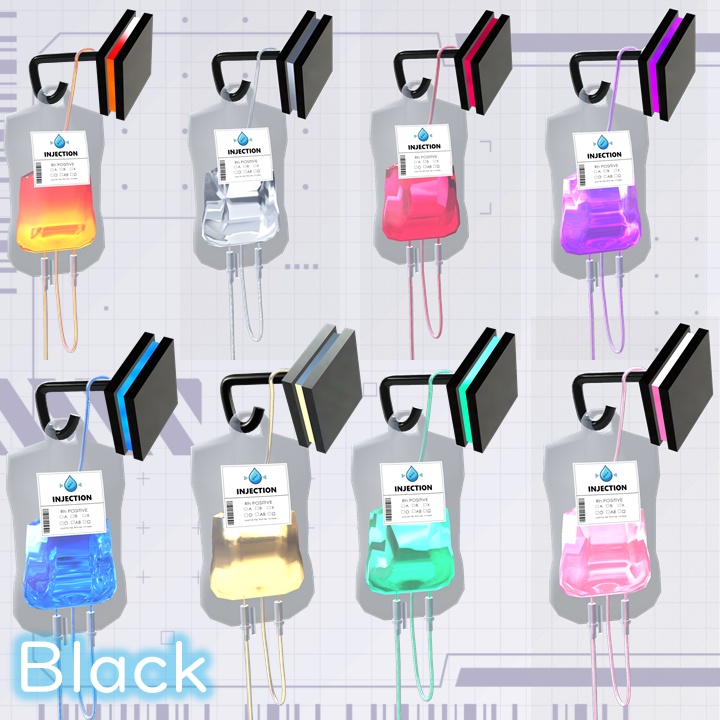 【16Color】点滴ツインテール