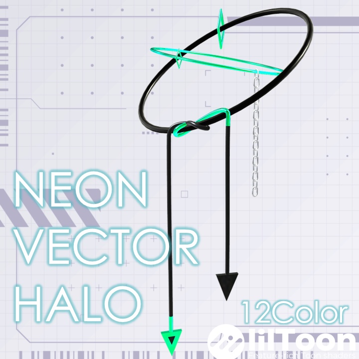 【✨600円→400円✨】NEON VECTOR HALO【16Color】
