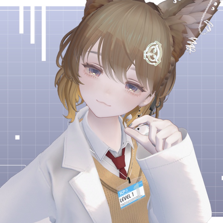 SCP機密指定アクセサリー【ヘアピン&アクセスカード】
